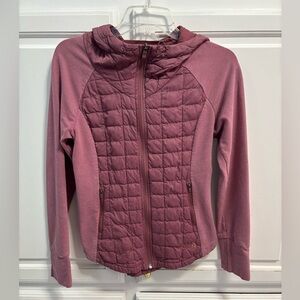 North Face Thermoball Puffer Nylon Cotton Quilted Hooded Jacket Women’s Size XS